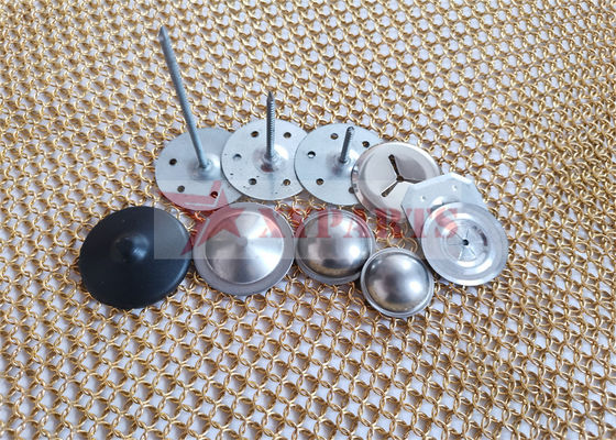 Ancres rondes d'isolation de disque en métal 35mm avec l'individu fermant à clef le joint de chapeau de dôme