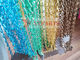 Rideau en porte à chaînes en aluminium décoratif de couleur multi pour la décoration à la maison
