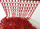 L'OEM modèle le rideau à chaînes en aluminium adapté aux besoins du client en double crochet