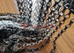 Chaîne de crochet de chaîne de l'espace double de maillon de rideau en aluminium en mouche anodisée par diviseur
