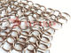 Métal en bronze Ring Mesh For Wall Curtains d'acier inoxydable Chainmail