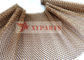 Séparation colorée de Mesh Curtains For For Fireplace de chaîne de fil d'acier inoxydable