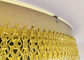 Diviseur à chaînes en aluminium décoratif de séparation de mur de restaurant de rideau