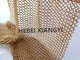 Acier inoxydable brillant Ring Mesh Chainmail Room Divider Curtain de la couleur 304 d'or 1mm x 8mm