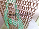séparation en bronze de pièce de couleur d'écran énorme de décoration de rideau en chaîne d'aluminium de longueur de crochet de 17mm