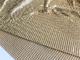 Tissu flexible mou de Mesh Gold Aluminum Haute Garments de paillette en métal de 3mm