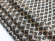Rideau en aluminium en Chainmail Mesh Fabric Metallic Cloth Metal d'impression de losange