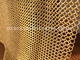 Couleur Wm Serie Chainmail Ring Mesh Curtain For Architectural Design d'or