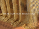 Diviseur de Copper Chainmail Ring Mesh Curtain For Decoration Room de modèle de S W