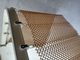 Décoration architecturale de Mesh Curtain Aluminium Material For en métal de couleur d'or