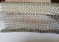 Acier inoxydable 0.8x7mm Ring Metal Mesh Curtain Dividers pour des balustrades d'escalier