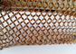 Acier inoxydable plaqué de cuivre de Mesh Curtain 1.0x8mm de cotte de maille