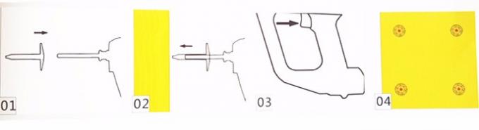 Ancres en plastique de doigt d'isolation de système externe d'isolation thermique 1
